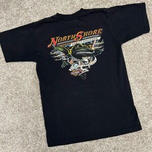Vintage y2k 2000 Harley Davidson North Shore Slidell,‎ LA Tshirt Men Medium USA